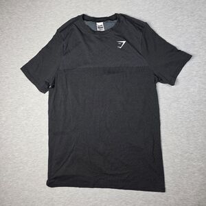 Gymshark Men's Black Short Sleeve Performance Tee Size Medium